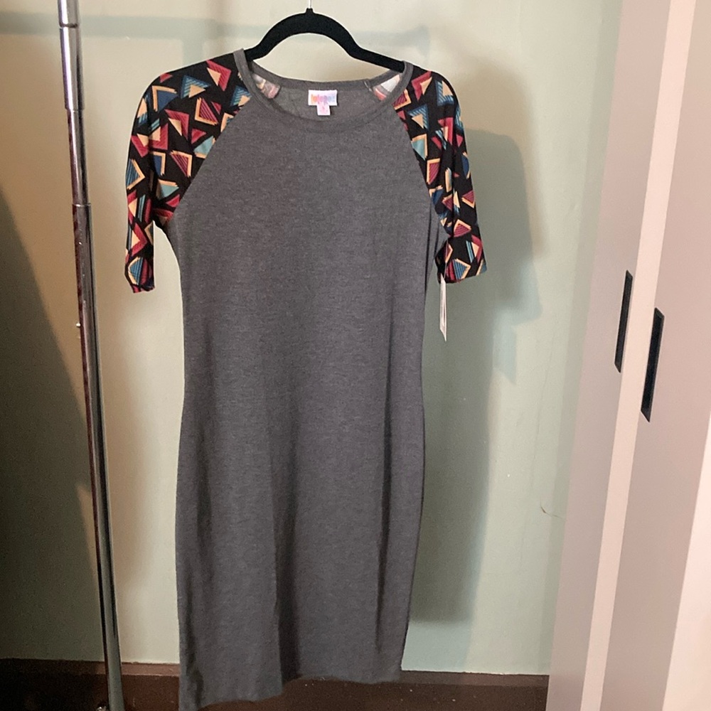 Lularoe small gray Julia dress